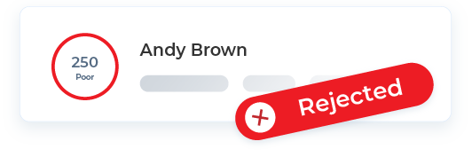 Find Your Ideal Tenant - Rental Features - Approve or Reject applications based on credit data